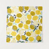 Tenture Citron Design été Illustration Vintage (Devant (Horizontal))