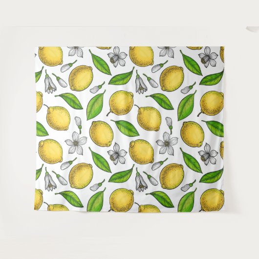 Tenture Citrons (Devant (Horizontal))