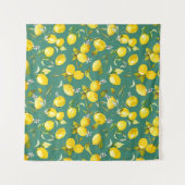 Tenture citrons d'aquarelle 6 (Devant)