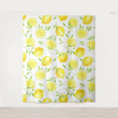 Tenture Citrons et feuilles (Devant)