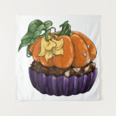 Tenture Citrouille Cupcake (Devant)