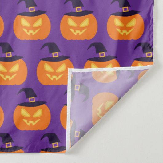 Tenture Citrouille d'Halloween (Détail)