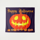 TENTURE CITROUILLE D'HALLOWEEN (Devant (Horizontal))
