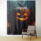 Tenture Citrouille mal (En situation)