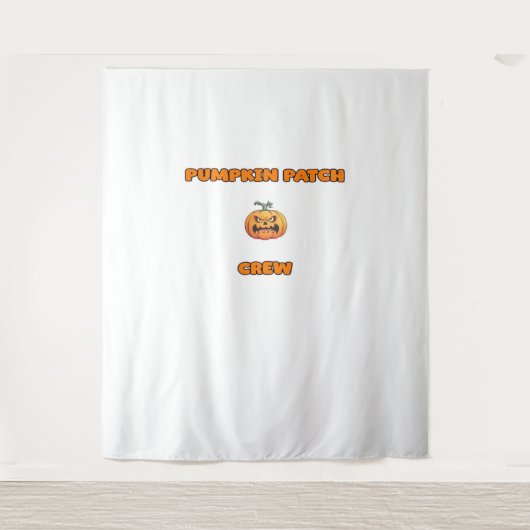 Tenture Citrouille Patch Crew Correspondance des tenues d' (Devant)