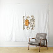 Tenture Citrouille Patch Social Club - Cosy Automne esthét (En situation (horizontale))