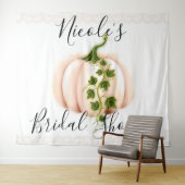 Tenture Citrouille rose pâle Storybook Mariage de automne (En situation (horizontale))