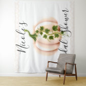 Tenture Citrouille rose pâle Storybook Mariage de automne (En situation)