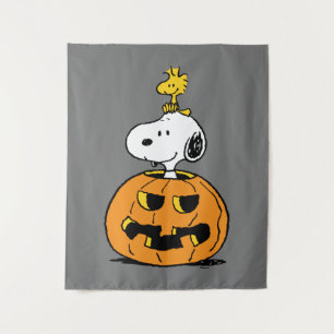 Tenture Citrouille Snoopy & Woodstock