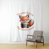 Tenture Citrouille Spice Est Ma Saison Favorite Automne Cl (En situation)