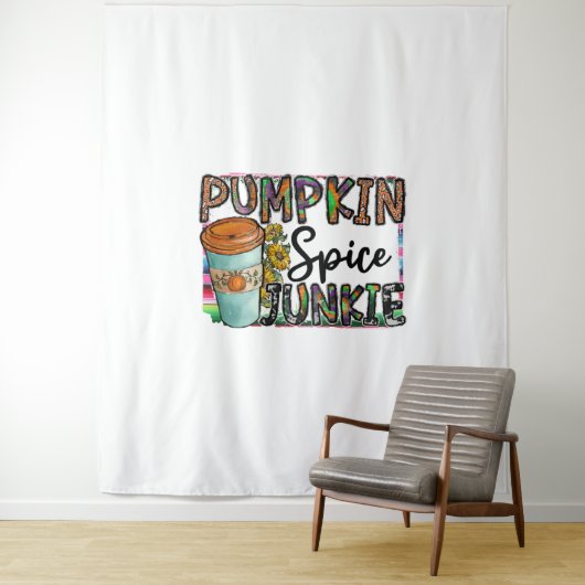 Tenture Citrouille Spice Junkie (En situation)