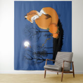 Tenture Citrouilles de la forêt Red Fox (En situation)