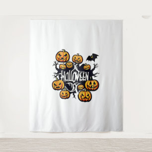 Tenture Citrouilles d'Halloween