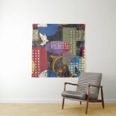 Tenture City grunge abstract, seamless vintage pattern. (En situation)