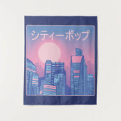 Tenture City pop musique japonaise (Devant)