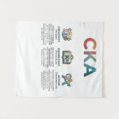 Tenture CKA – Creativity Knowledge Action | Inspirational (Devant (Horizontal))