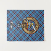 Tenture Clan Elliot Crest sur le tarte antique (Devant (Horizontal))