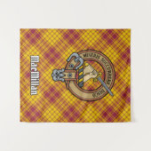 Tenture Clan MacMillan Crest sur le tatan de robe (Devant (Horizontal))