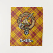 Tenture Clan MacMillan Crest sur le tatan de robe (Devant)