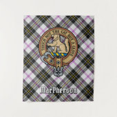 Tenture Clan MacPherson Crest sur le tatan de robe (Devant)