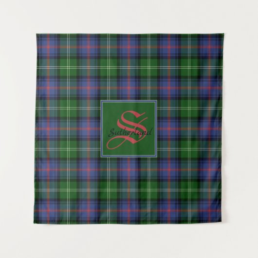 Tenture Clan Sutherland Tartan (Devant)