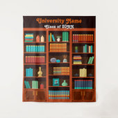 Tenture Class of 20XX University Library Photo Backdrop (Devant)