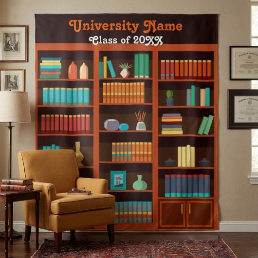Tenture Class of 20XX University Library Photo Backdrop