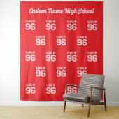 Tenture Class of 96, 30 Year High School Reunion Backdrop  (En situation)