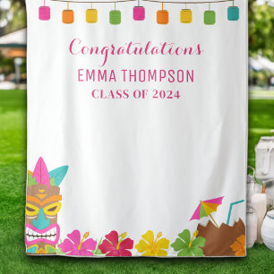 Tenture Classe Aloha De 2024 Graduation Luau Contexte
