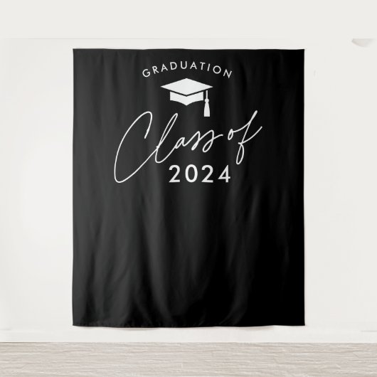 Tenture Classe de 2024 Graduation simple (Devant)