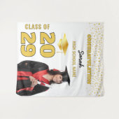 Tenture Classe de 2025 Custom Photo Graduation Party (Devant (Horizontal))