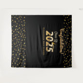 Tenture Classe de 2025 Graduation Photo Booth Backdrop (Devant (Horizontal))