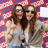 Tenture Classe de diplôme rouge et bleu - Contexte de l'an