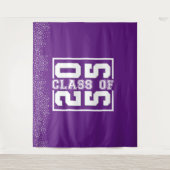 Tenture Classe de fin d'études de typographie sportive vio (Devant)