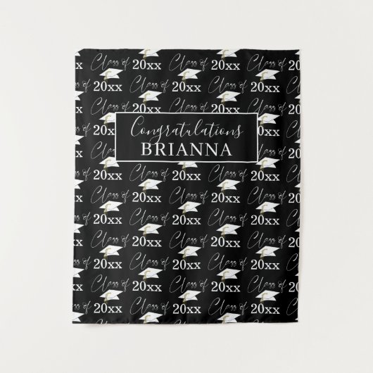 Tenture CLASSE DE Motif Photo Prop noir blanc (Devant)