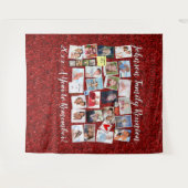 Tenture Classe de Parties scintillant rouges ou collection (Devant (Horizontal))