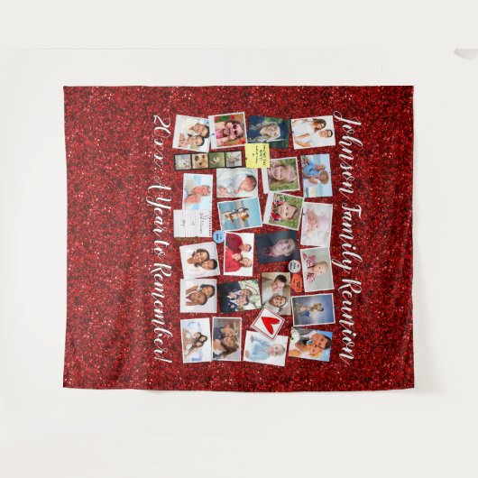 Tenture Classe de Parties scintillant rouges ou collection (Devant (Horizontal))