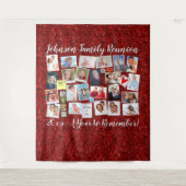 Tenture Classe de Parties scintillant rouges ou collection (Devant)