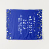 Tenture Classe Reunion Bienvenue Alumni Royal Silver Stars (Devant (Horizontal))