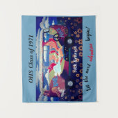 Tenture Classe Réunion Photo Booth Arrière-plan Hippie thè (Devant)