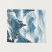 Tenture Classic Bleu Blanc Chinoiserie Paysage Peinture (Devant (Horizontal))