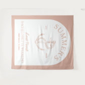 Tenture Classic Côtier Moderne Élégant Boho Bachelorette (Devant (Horizontal))