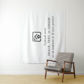 Tenture Classic White Tapestry – Make It Yours Today (En situation)