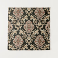 classique damask jacquard motif avec cadre abstrai