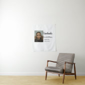 Tenture Classique diplômé ajouter photo nom classe année é (En situation)