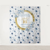 Tenture Classique Enseigne Pailletée Or pour Douze Ans Ble (Devant)