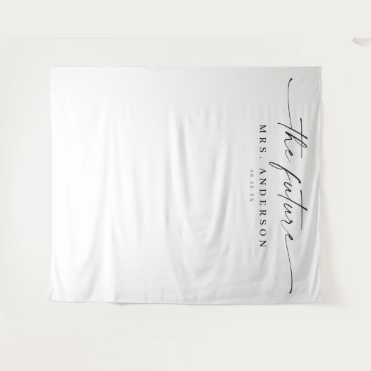 Tenture Classique Future Mme Décor de mariage (Devant (Horizontal))