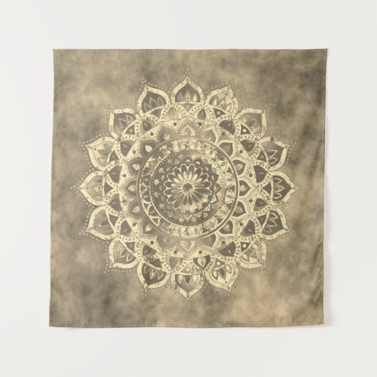Tenture Classique Mandala Inde Style 4 (Devant (Horizontal))