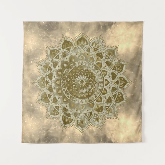 Tenture Classique Mandala Inde Style 4 (Devant (Horizontal))