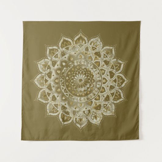 Tenture Classique Mandala Inde Style 4 (Devant (Horizontal))